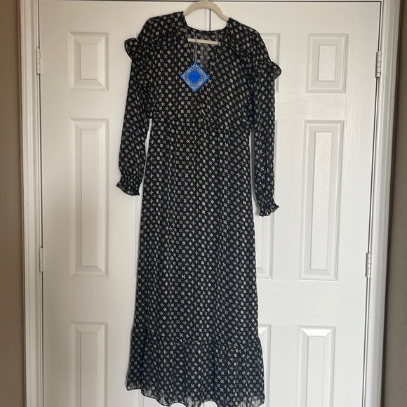 Scotch and Soda black and white maxi dress Size Medium - Picture 7 of 15